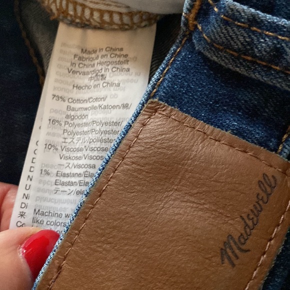 Madewell straight jeans, size 28 - Picture 5 of 7